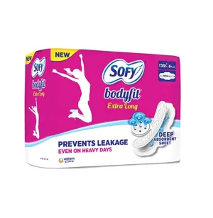 Sofy Bodyfit Extra Long - XL Sanitary Pad (18 Pads)