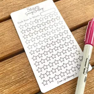 Star Savings Challenge Cards
