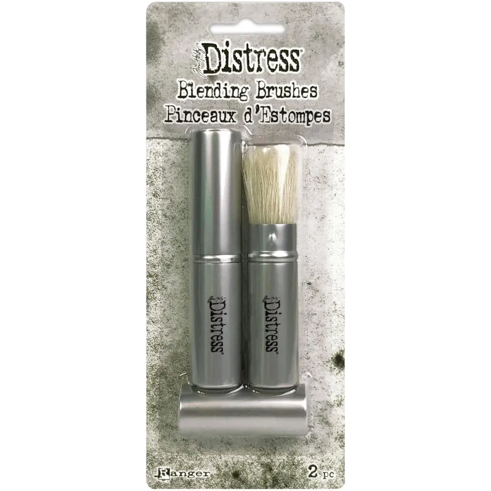 Tim Holtz Distress Retractable Blending Brush 2pk