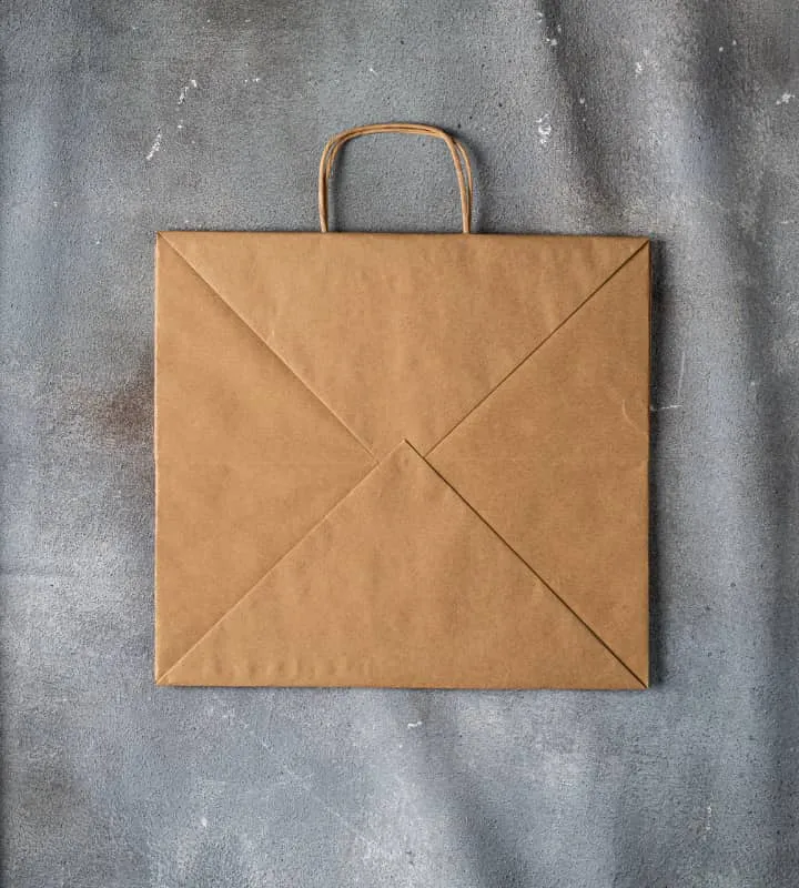 Twisted Handle Kraft Catering Bag - Brown 360x330x320mm