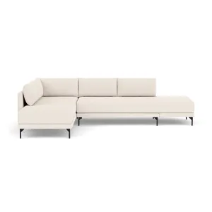 Vivica Boucle Left Sofa Bed  (Cream)