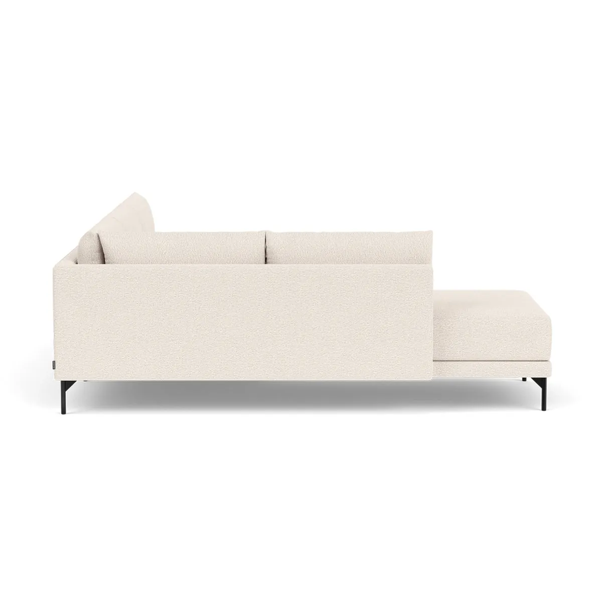 Vivica Boucle Left Sofa Bed  (Cream)