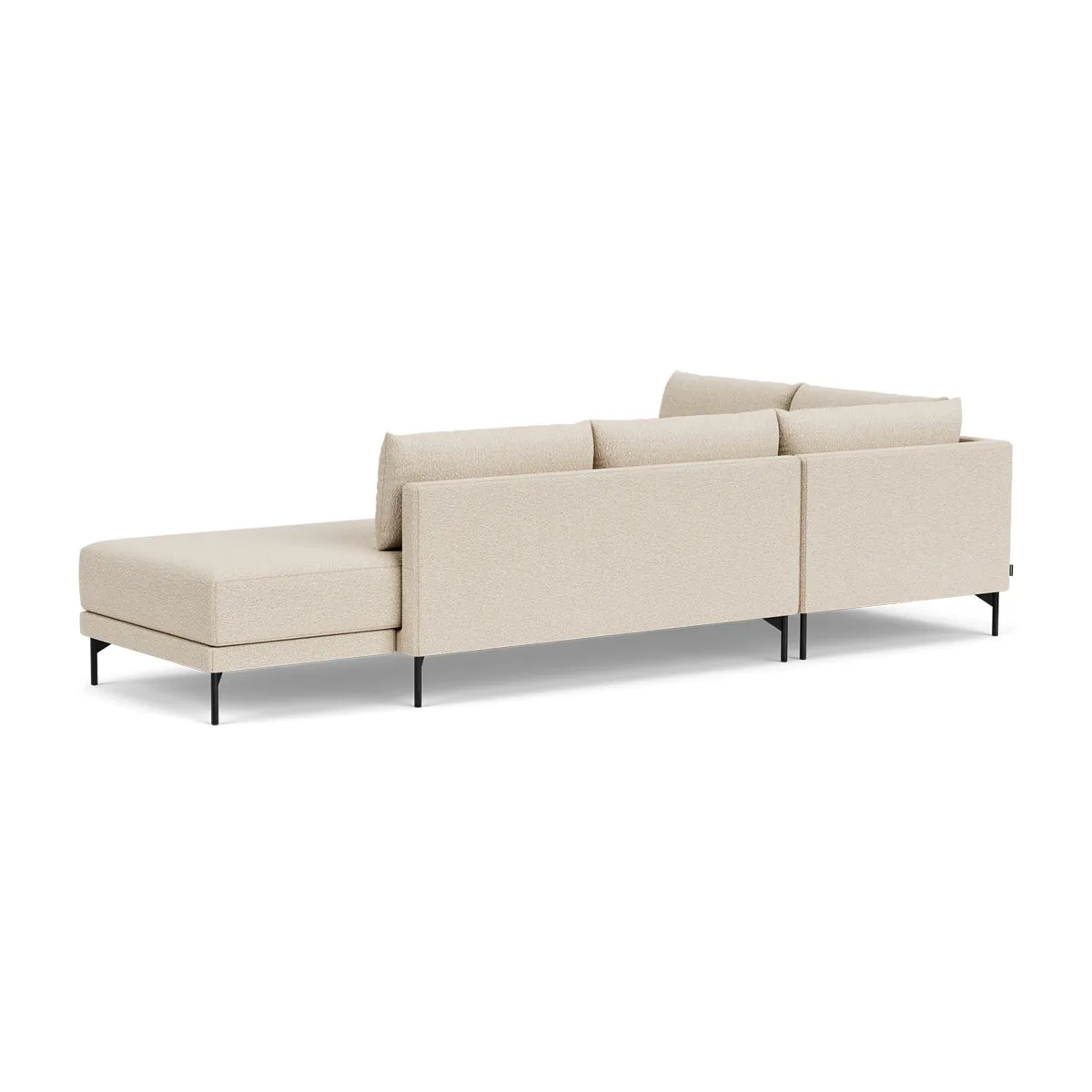 Vivica Boucle Left Sofa Bed (Sand Dune)