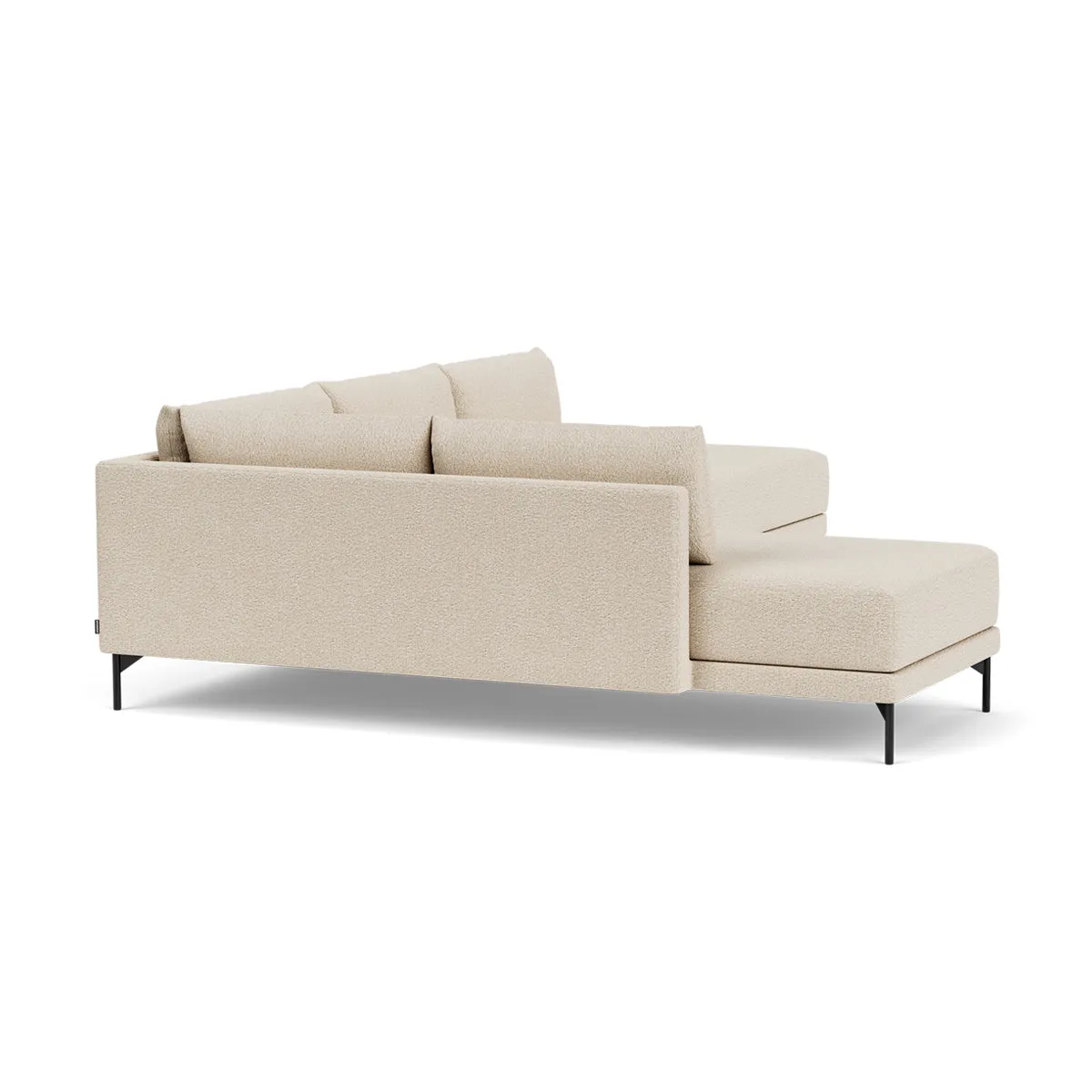Vivica Boucle Left Sofa Bed (Sand Dune)