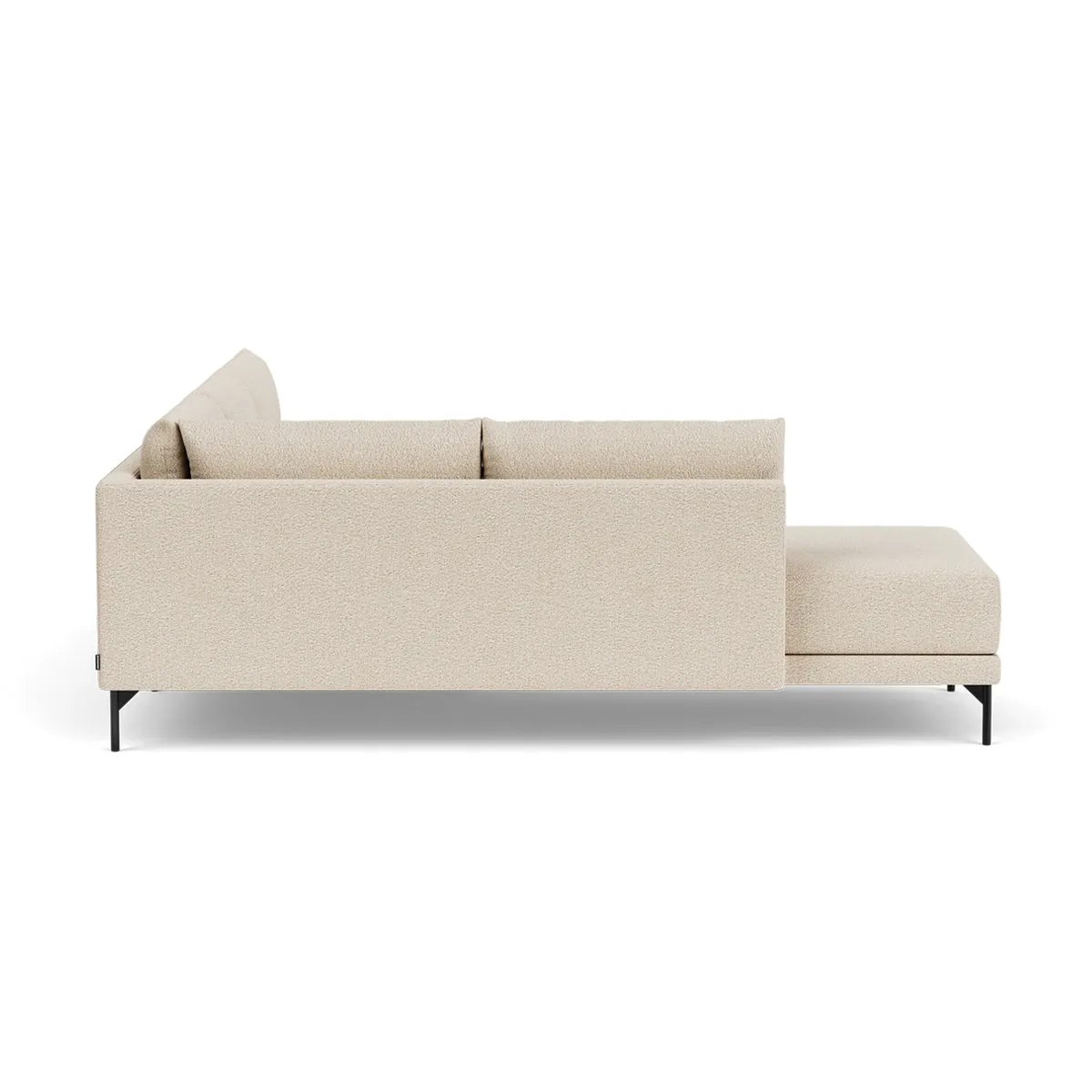 Vivica Boucle Left Sofa Bed (Sand Dune)