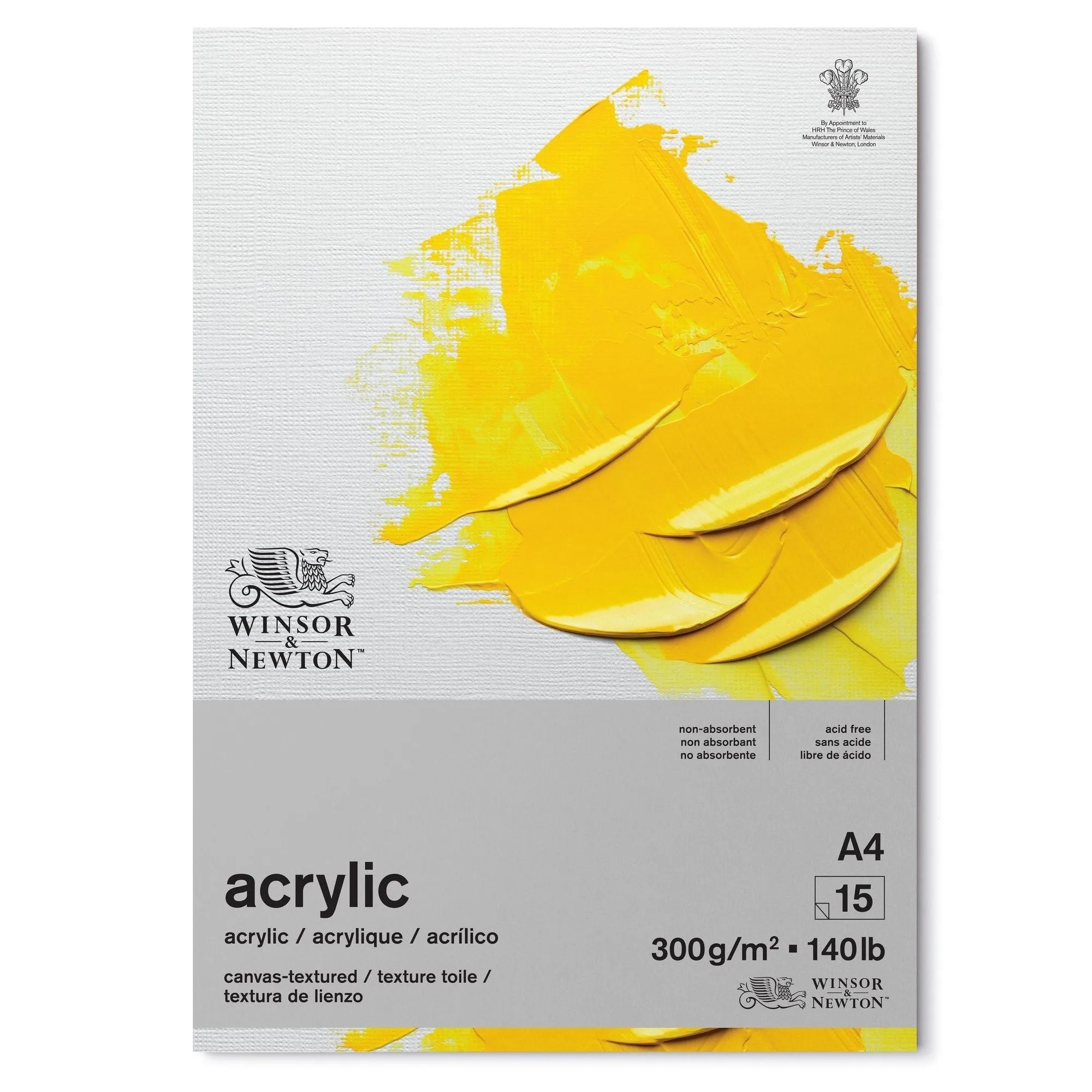 Winsor & Newton Acrylic Pads - 300gsm - 15 Sheets
