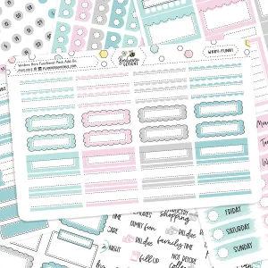 Winters Here Functional Sticker Kit