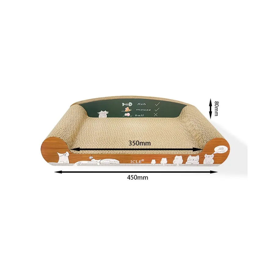 Zodiac Sofa Cat Scratcher Brown