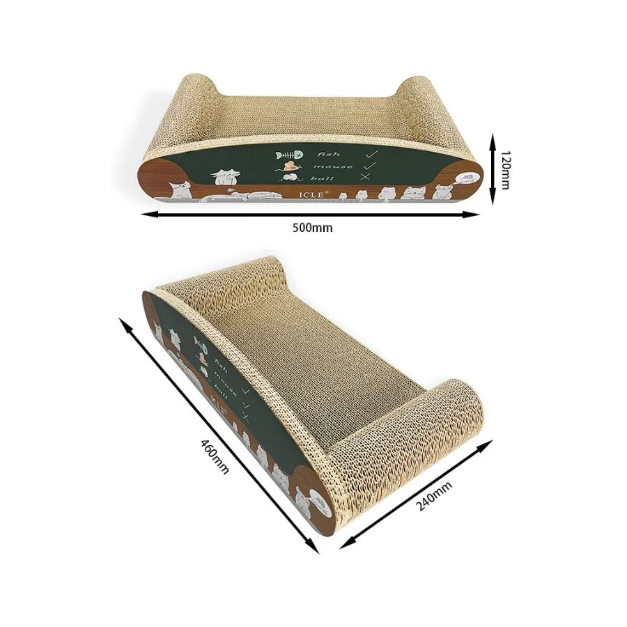 Zodiac Sofa Cat Scratcher Brown